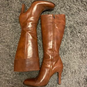 Women's Leather J. Crew Boots Size 9